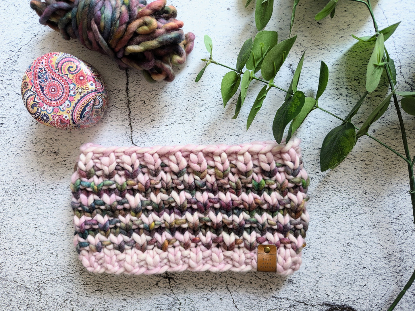 'Hearts Poppin" Luxury Chunky Headband Ear Warmer