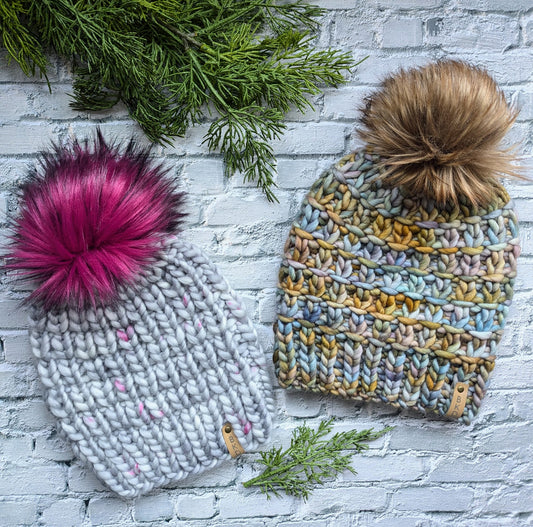 Switch Beanie Knitting Pattern - Reversible Design