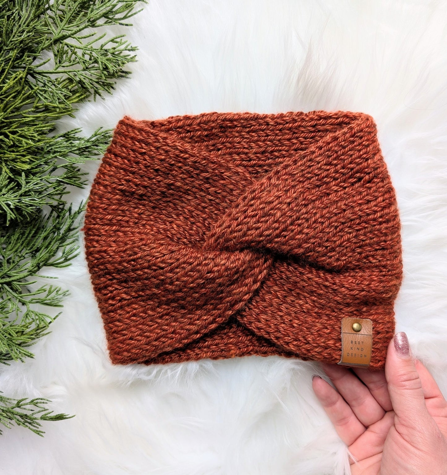 'Krista' Knit Twist Headband - Multiple Colours Available