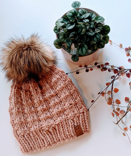 Star Ridge Beanie Knitting Pattern