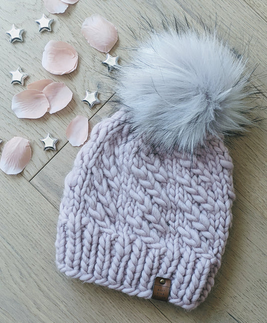 Wheat Sheaf Beanie Knitting Pattern