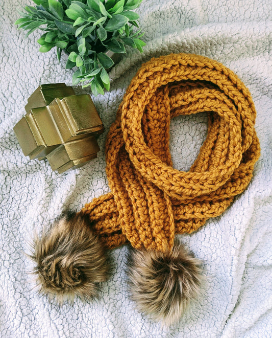 'Shelby' Luxe Crocheted Scarf