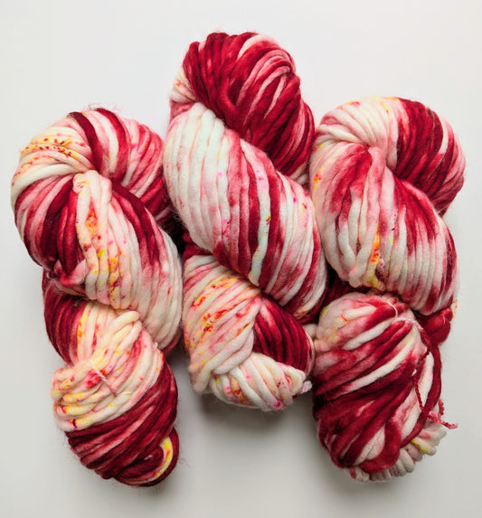 KNOTTED BY NISH |  Super Chunky Merino Cherryaid