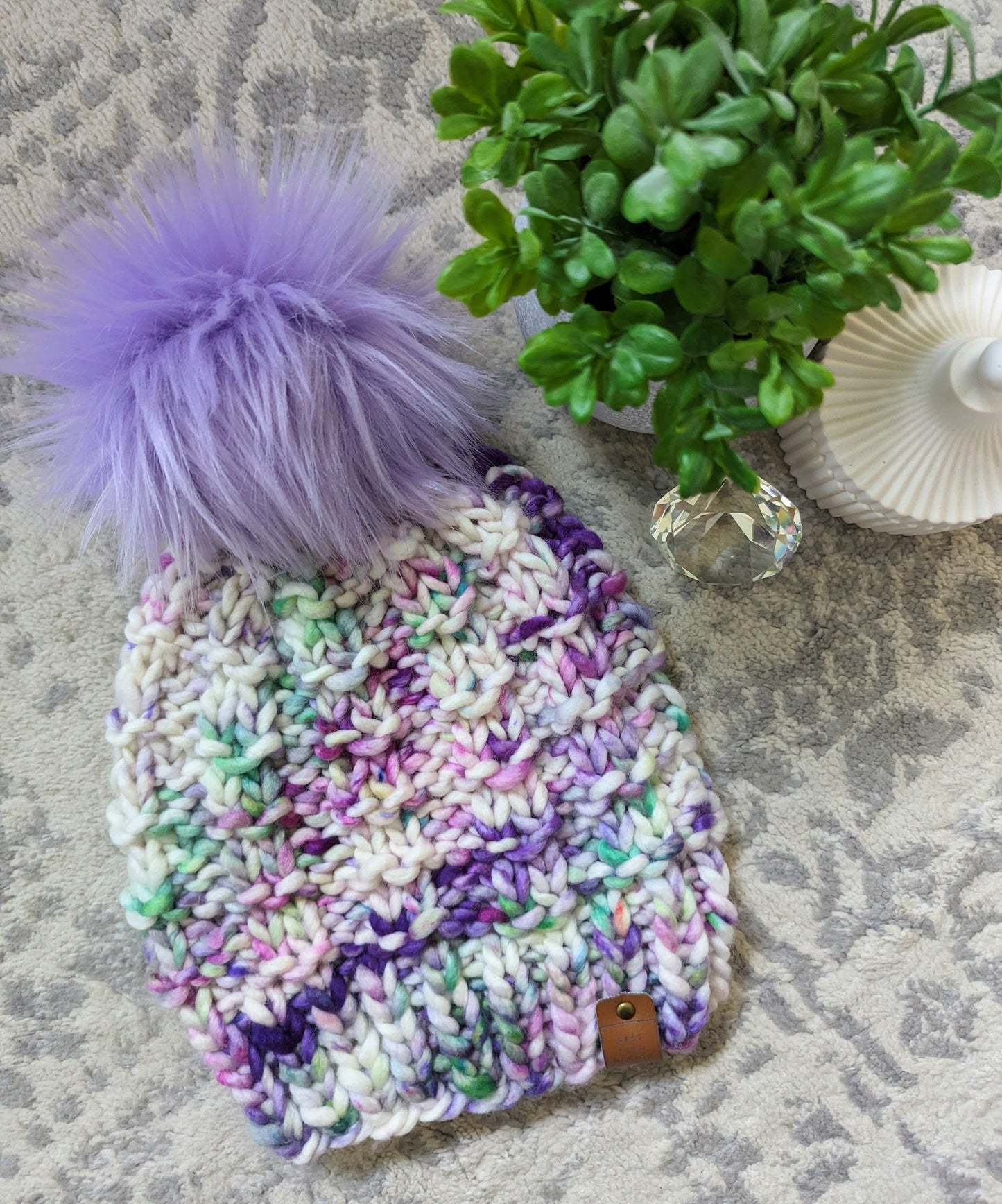 Luxury "Awaken" Mommy and Toddler Winter Beanie Set