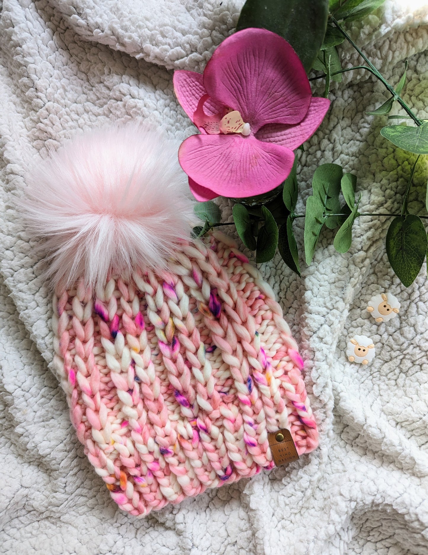 Luxury "Barbie" Adult Winter Beanie