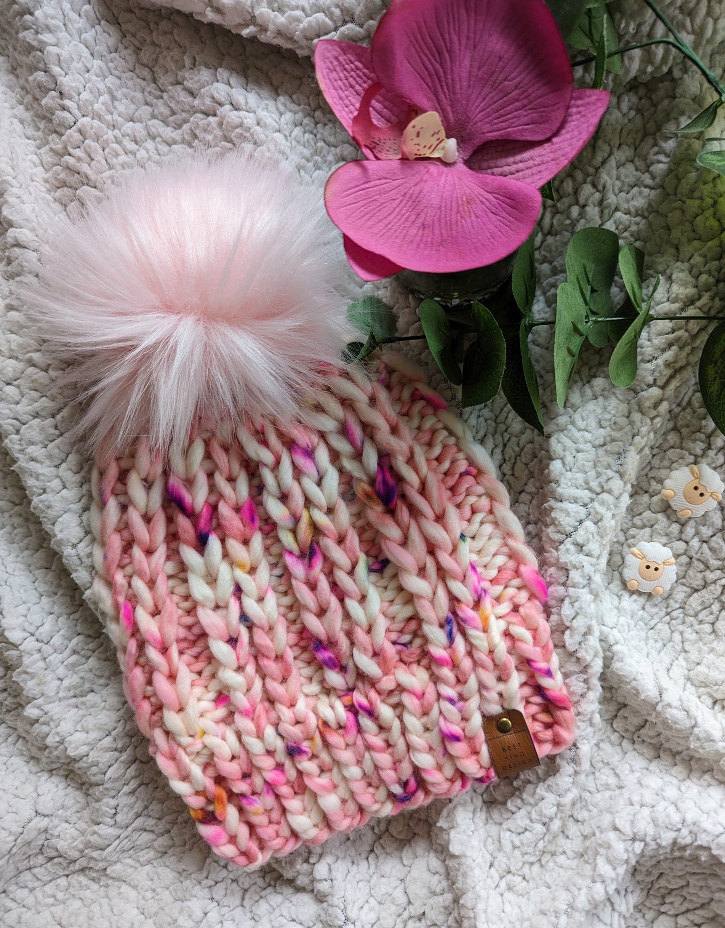 Luxury "Barbie" Adult Winter Beanie