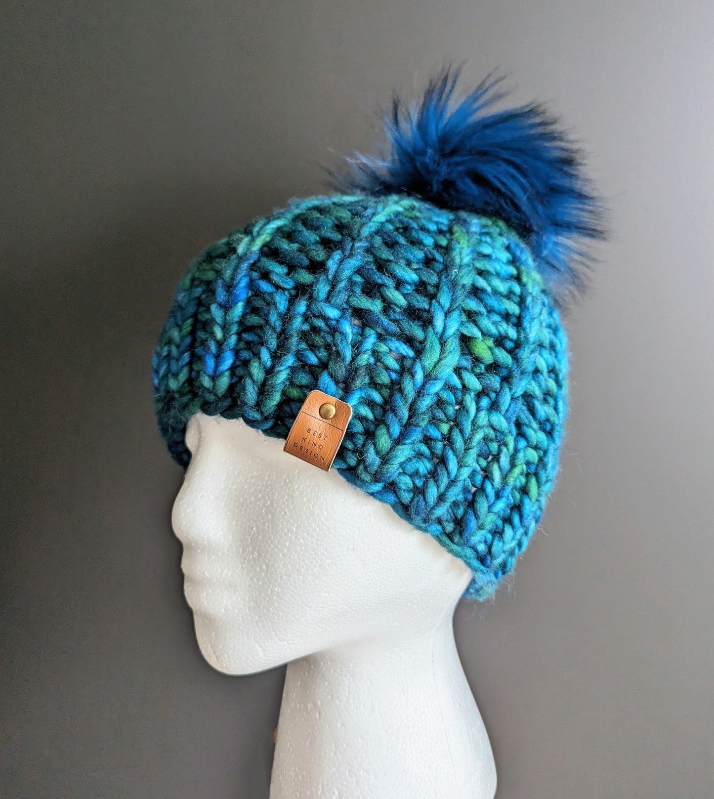 Luxury "Rain Lily" Adult Winter Beanie