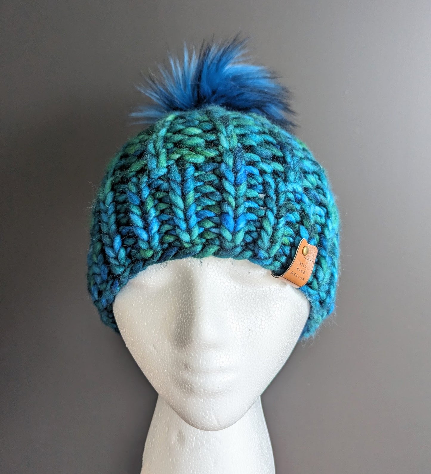 Luxury "Rain Lily" Adult Winter Beanie