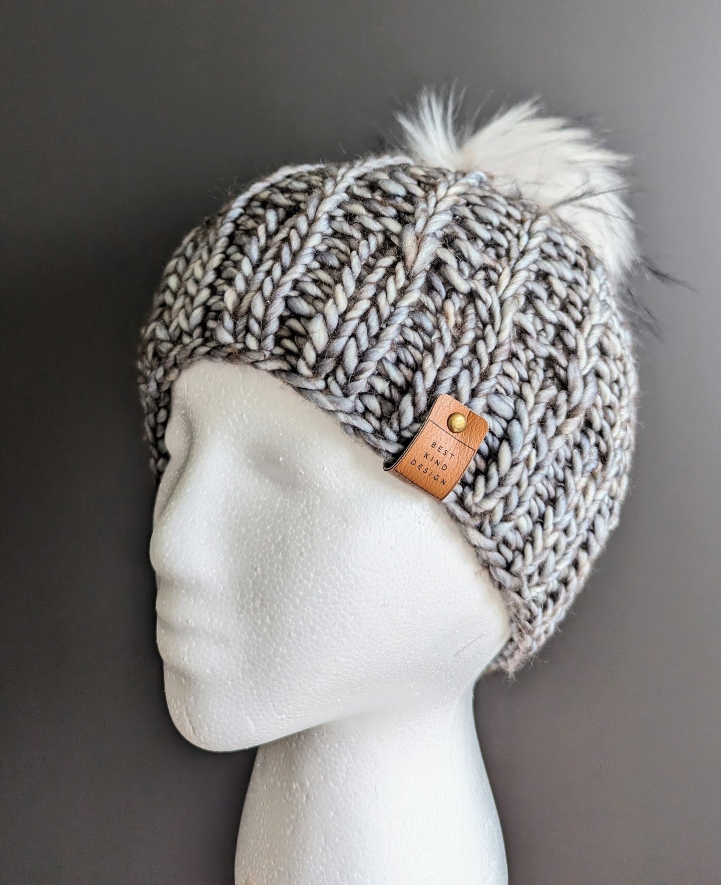 Luxury "Rain Lily" Adult Winter Beanie *Light Version