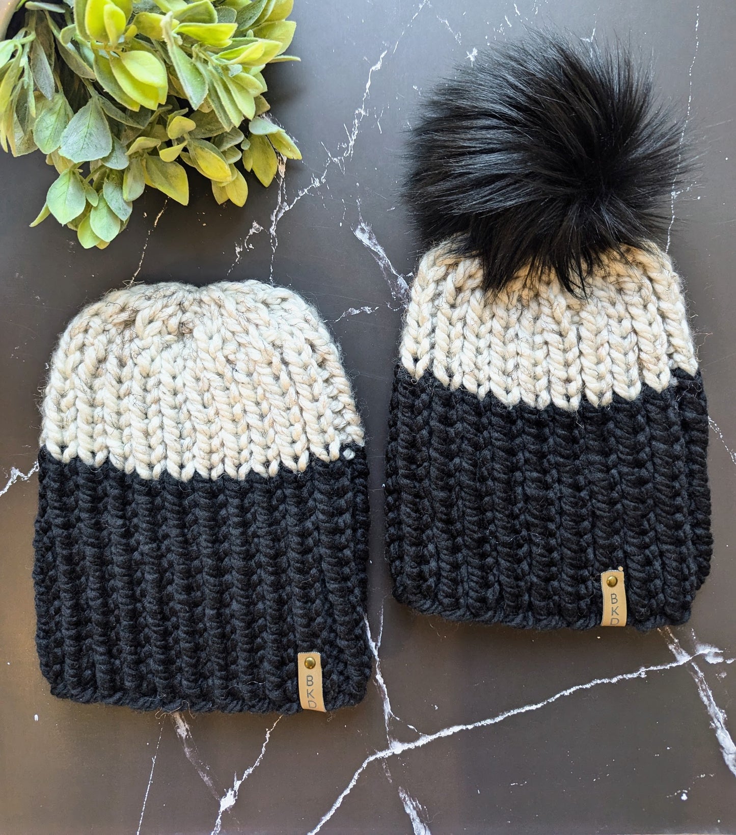 'Eros' His and Hers Winter Beanie Set