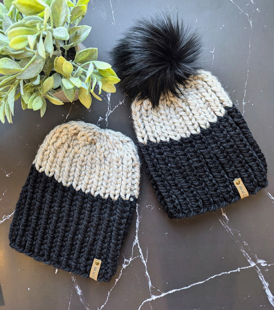 'Eros' His and Hers Winter Beanie Set