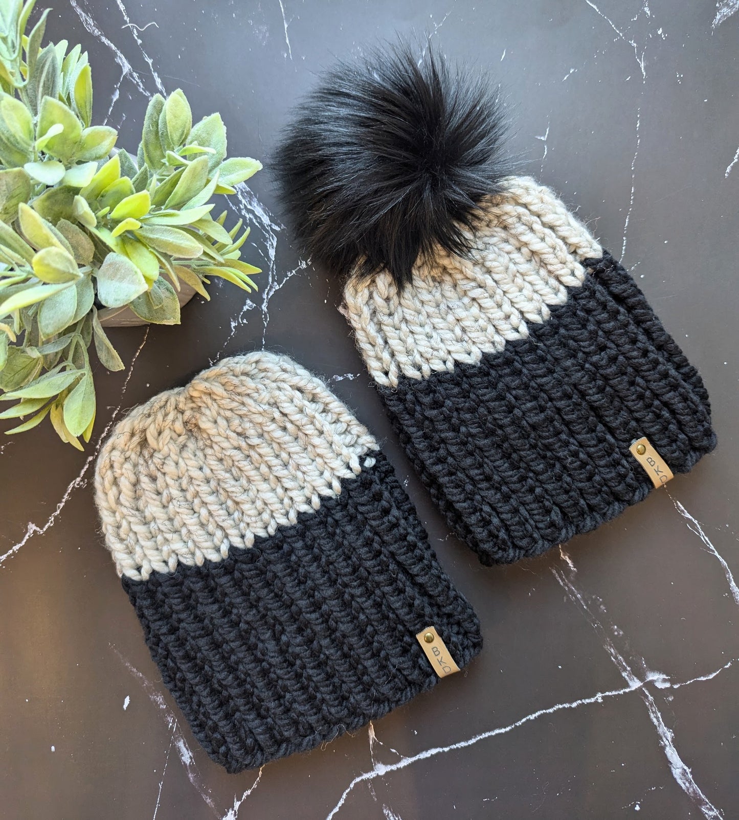 'Eros' His and Hers Winter Beanie Set