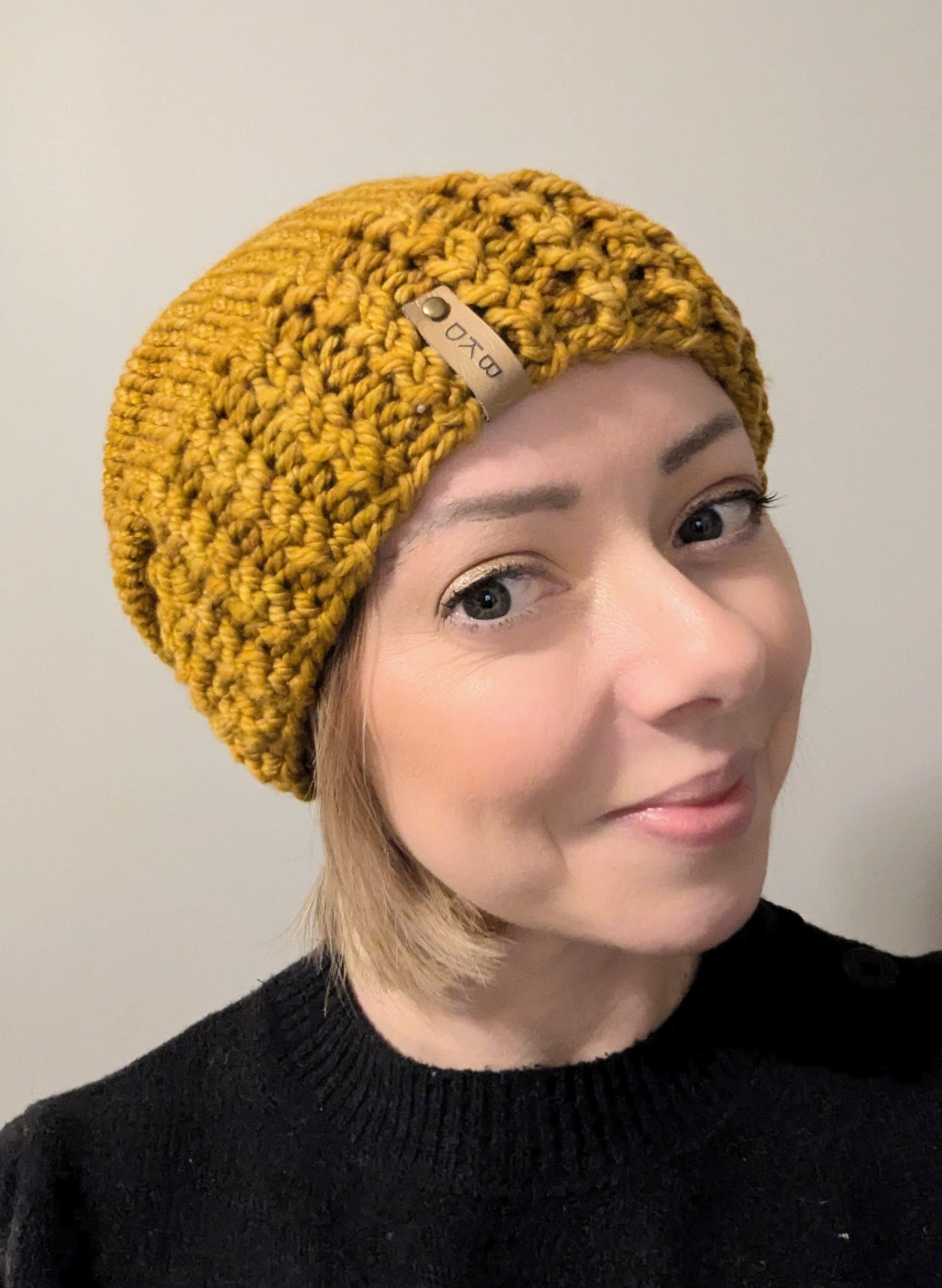 Twisty Slouch Beanie Knitting Pattern