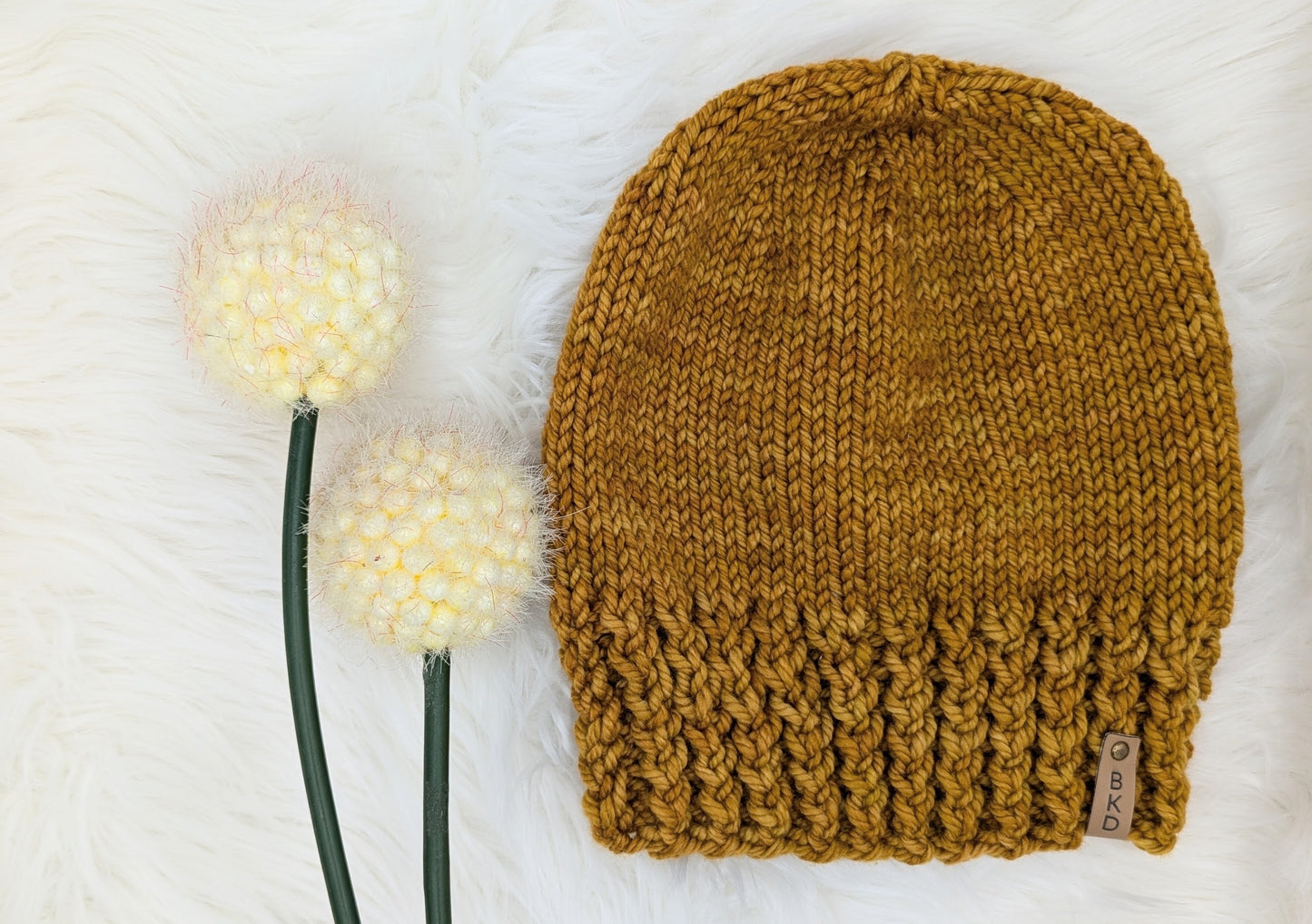 Twisty Slouch Beanie Knitting Pattern