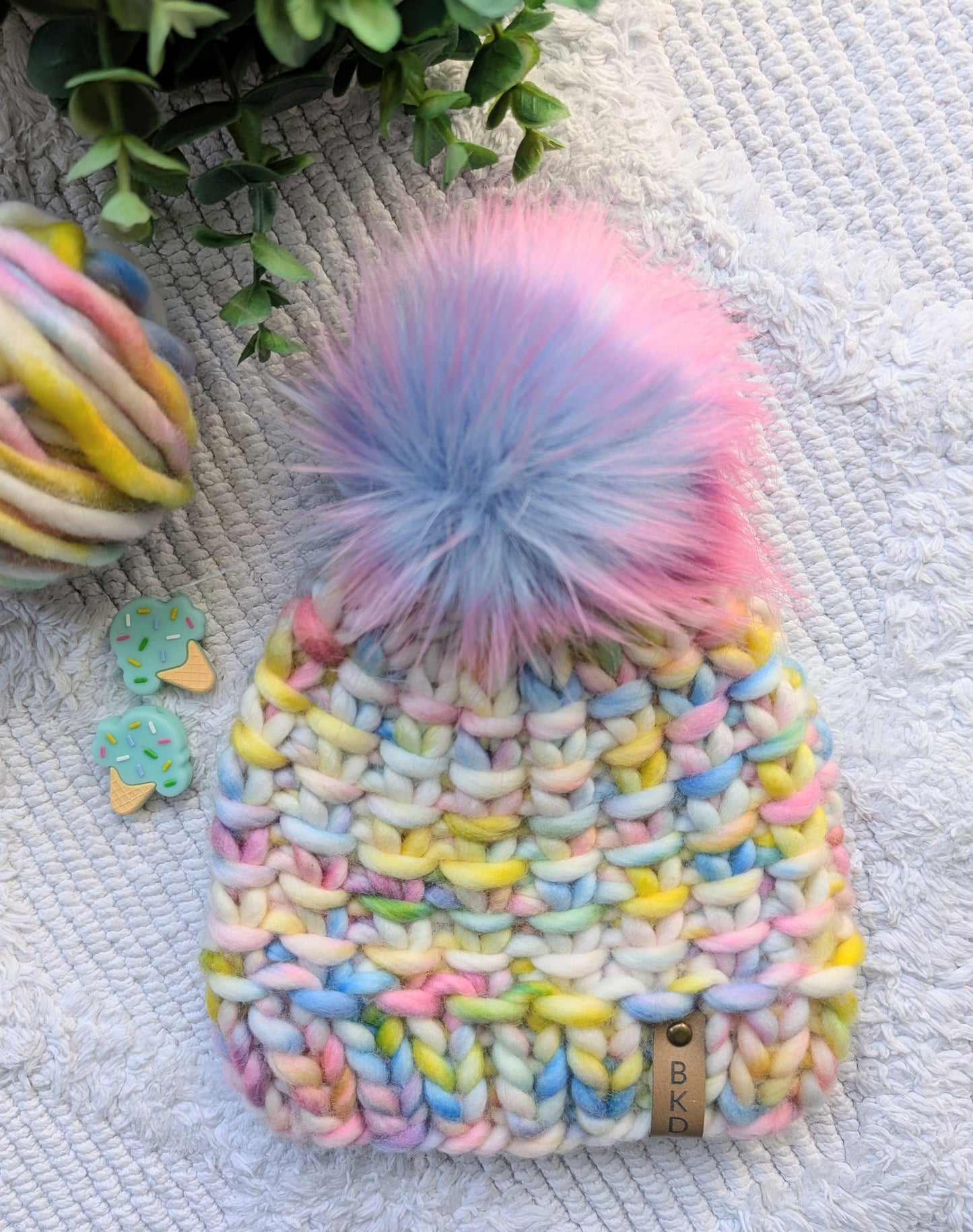 Luxury 'Arlo' Baby 0-6 month Winter Beanie