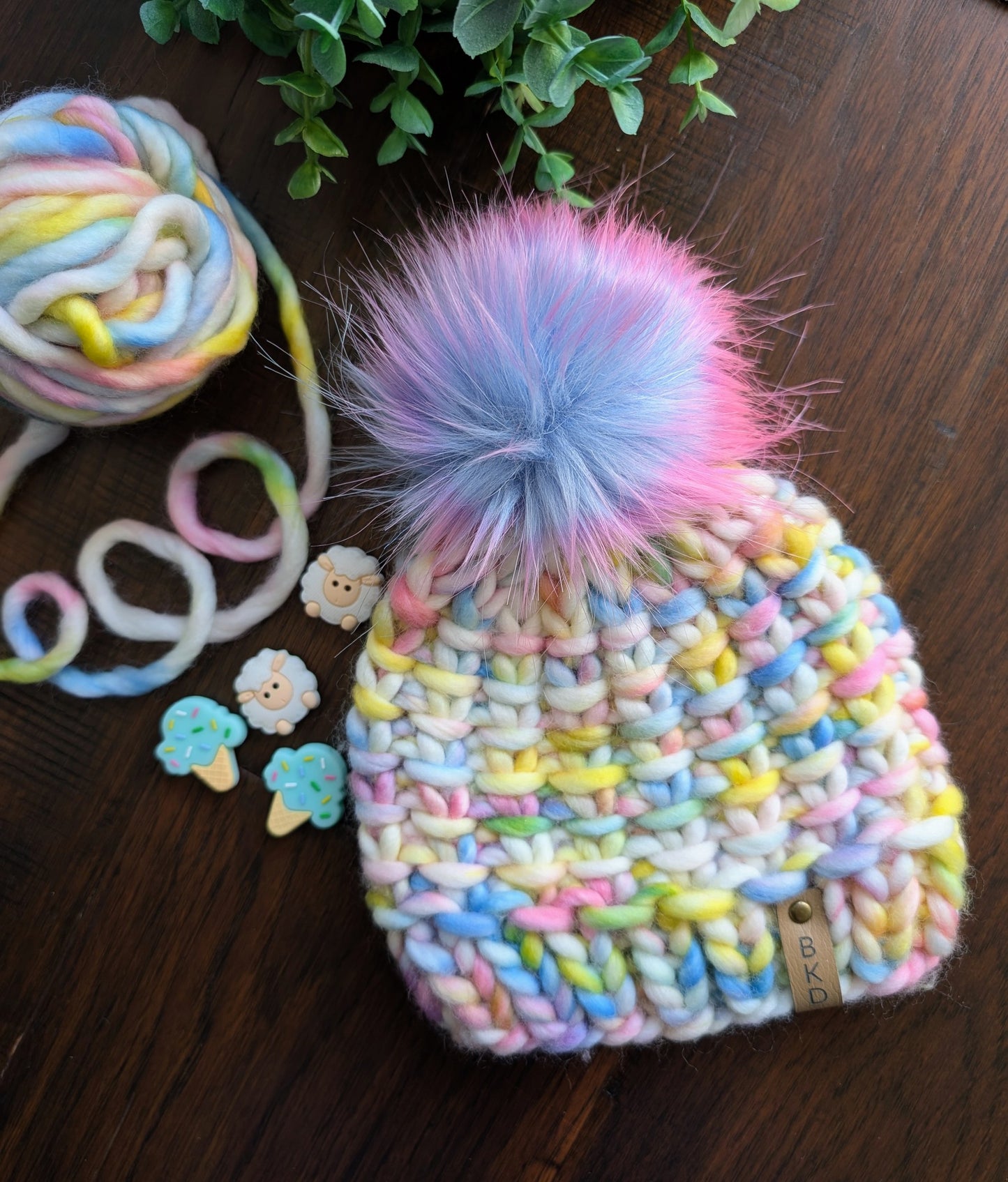 Luxury 'Arlo' Baby 0-6 month Winter Beanie