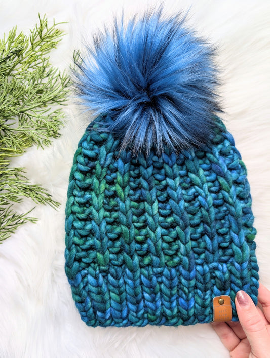 Luxury "Rain Lily" Adult Winter Beanie