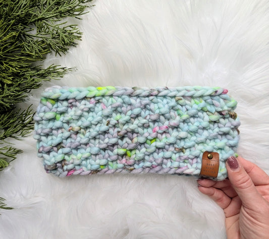 'Granite" Luxury Chunky Headband Ear Warmer