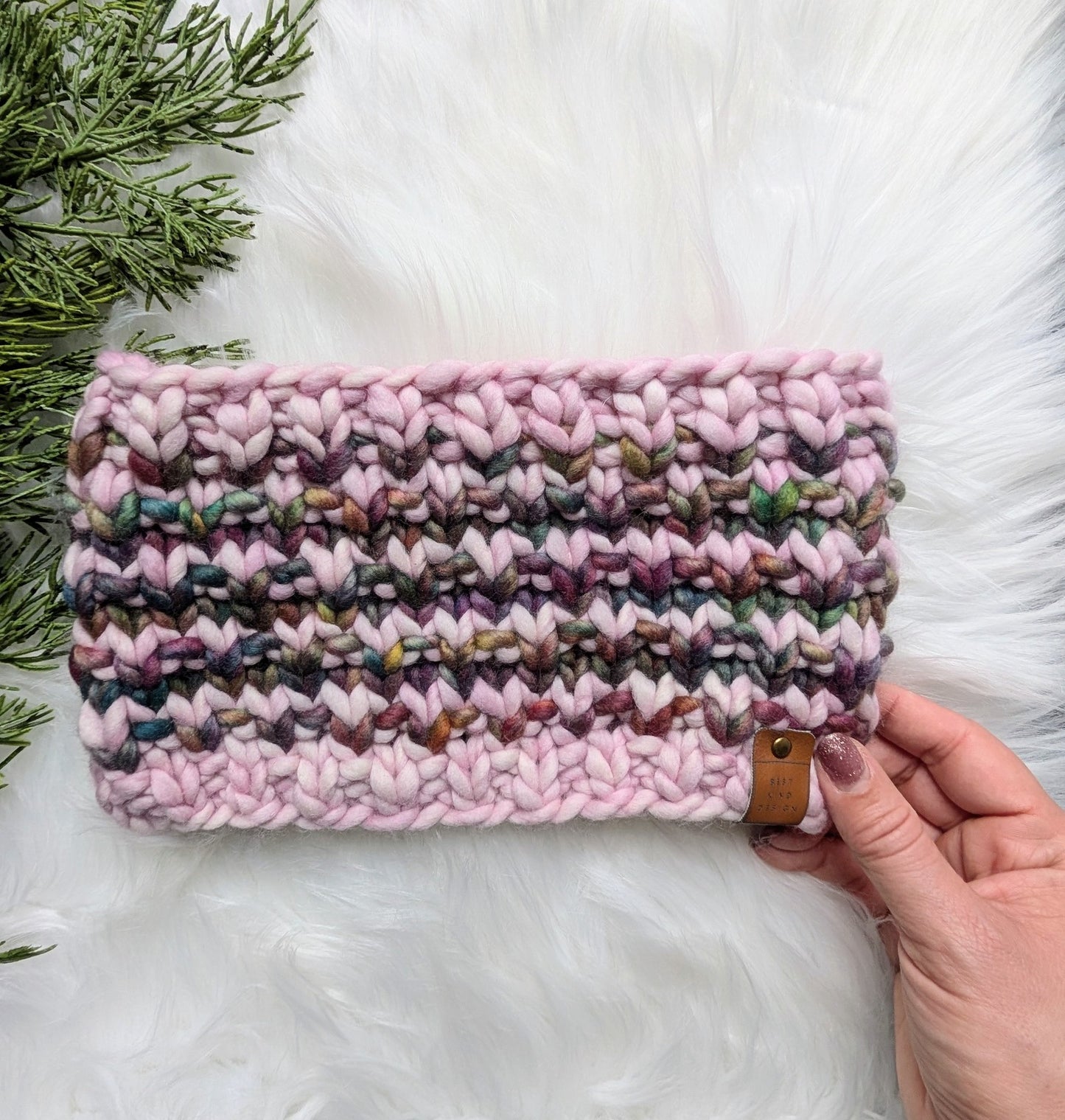 'Hearts Poppin" Luxury Chunky Headband Ear Warmer