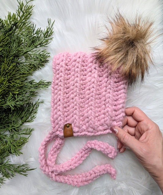 'Evie' 0-6 Month Baby Bonnet