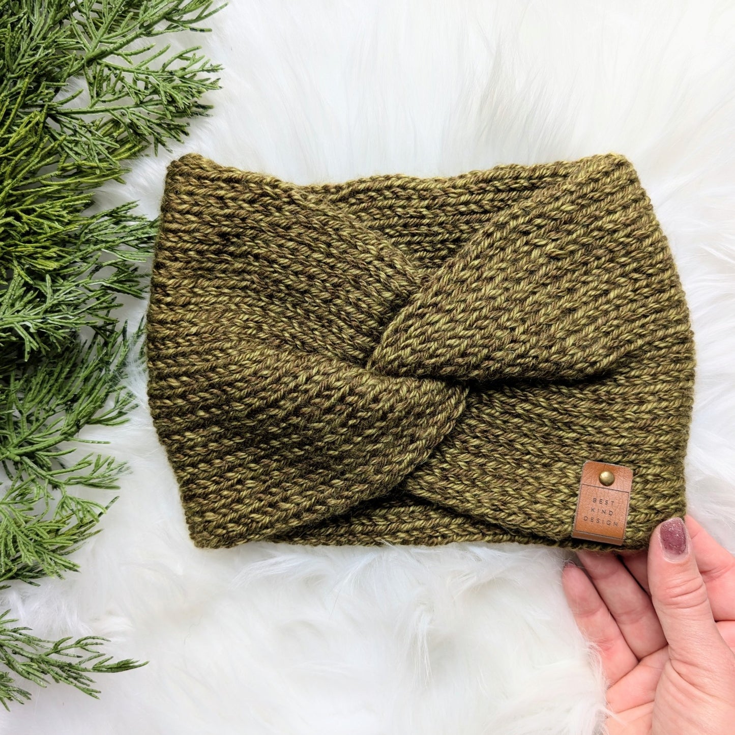 'Krista' Knit Twist Headband - Multiple Colours Available