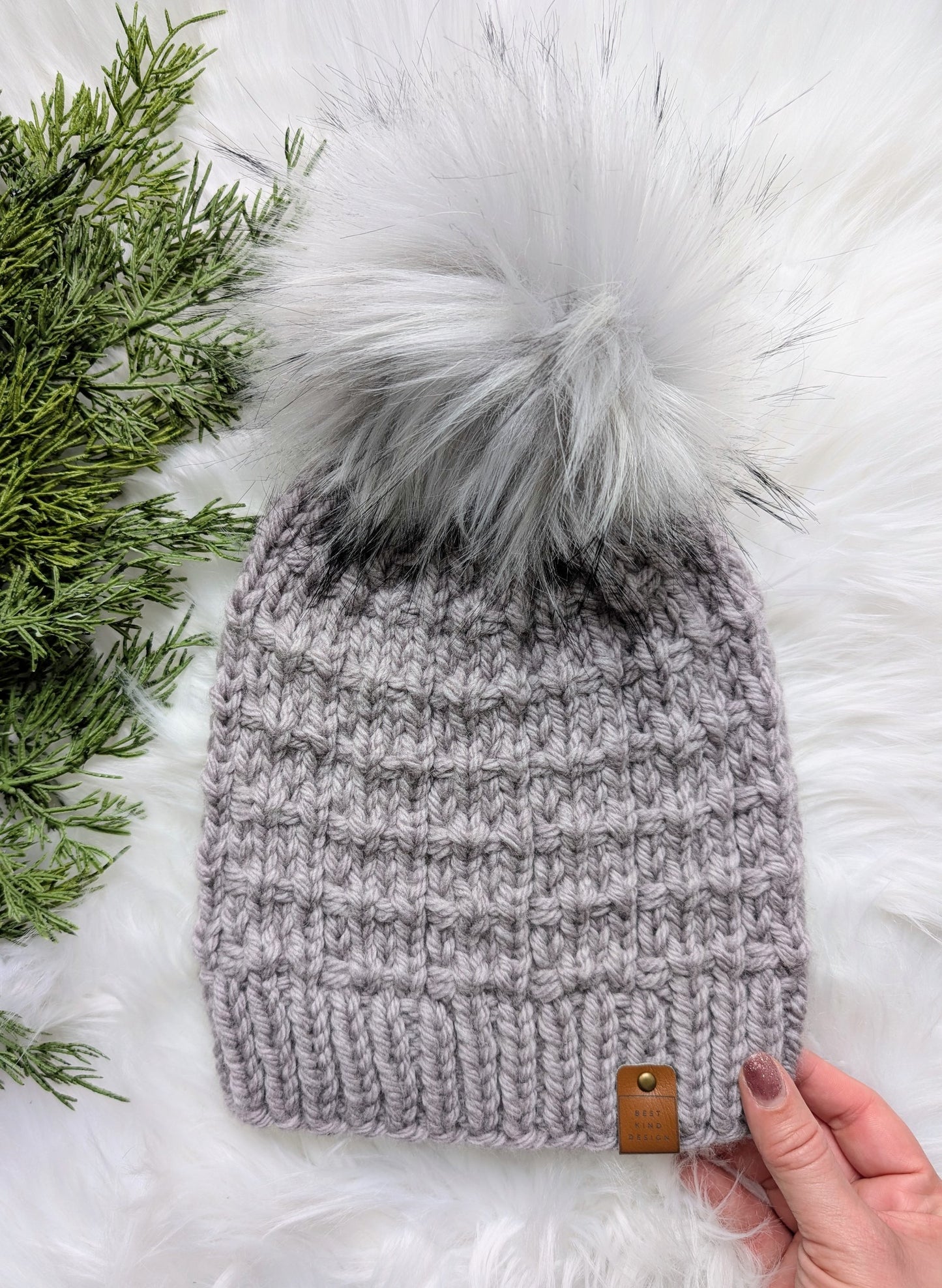 'Star Ridge' Winter Beanie - Haze