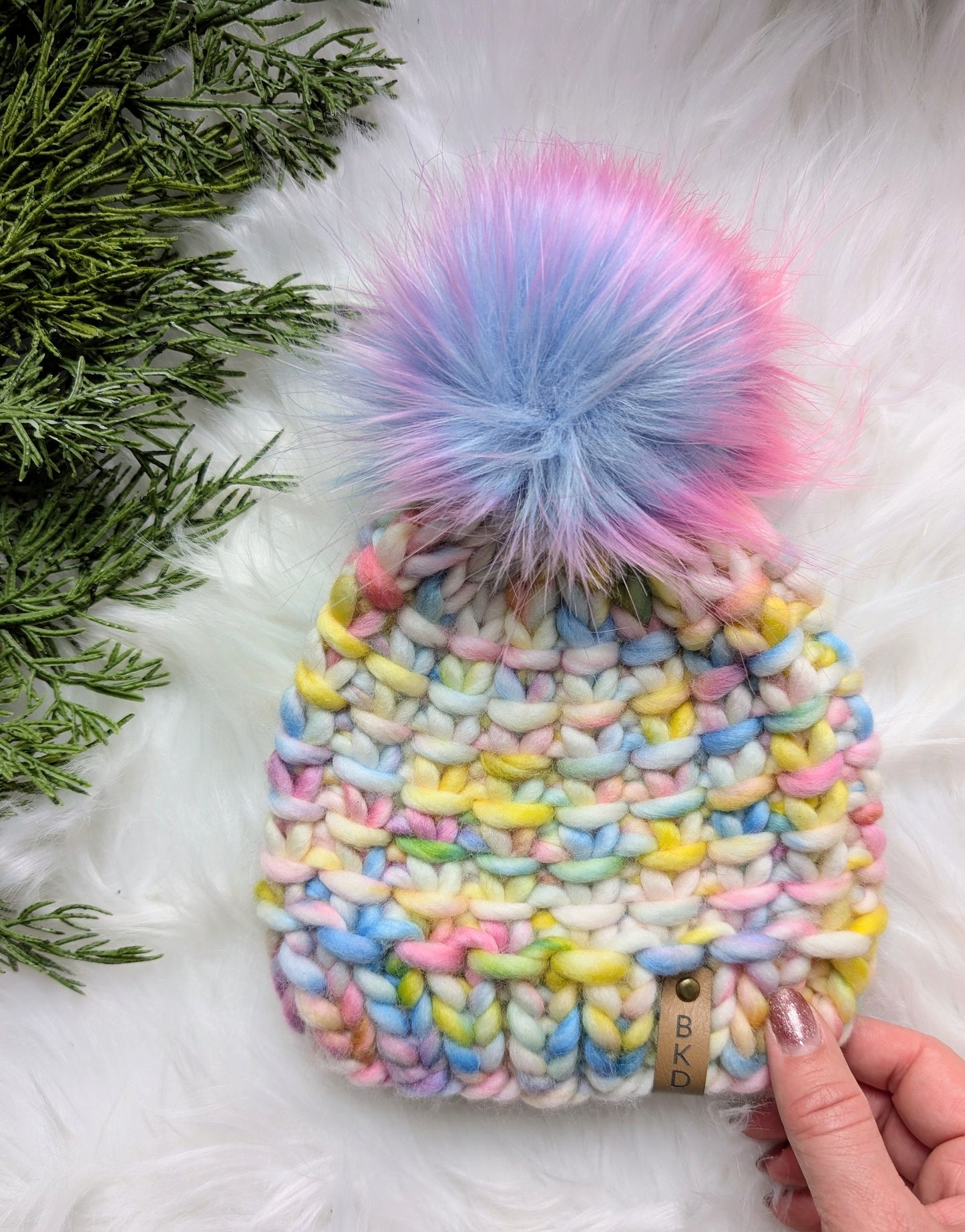 Luxury 'Arlo' Baby 0-6 month Winter Beanie