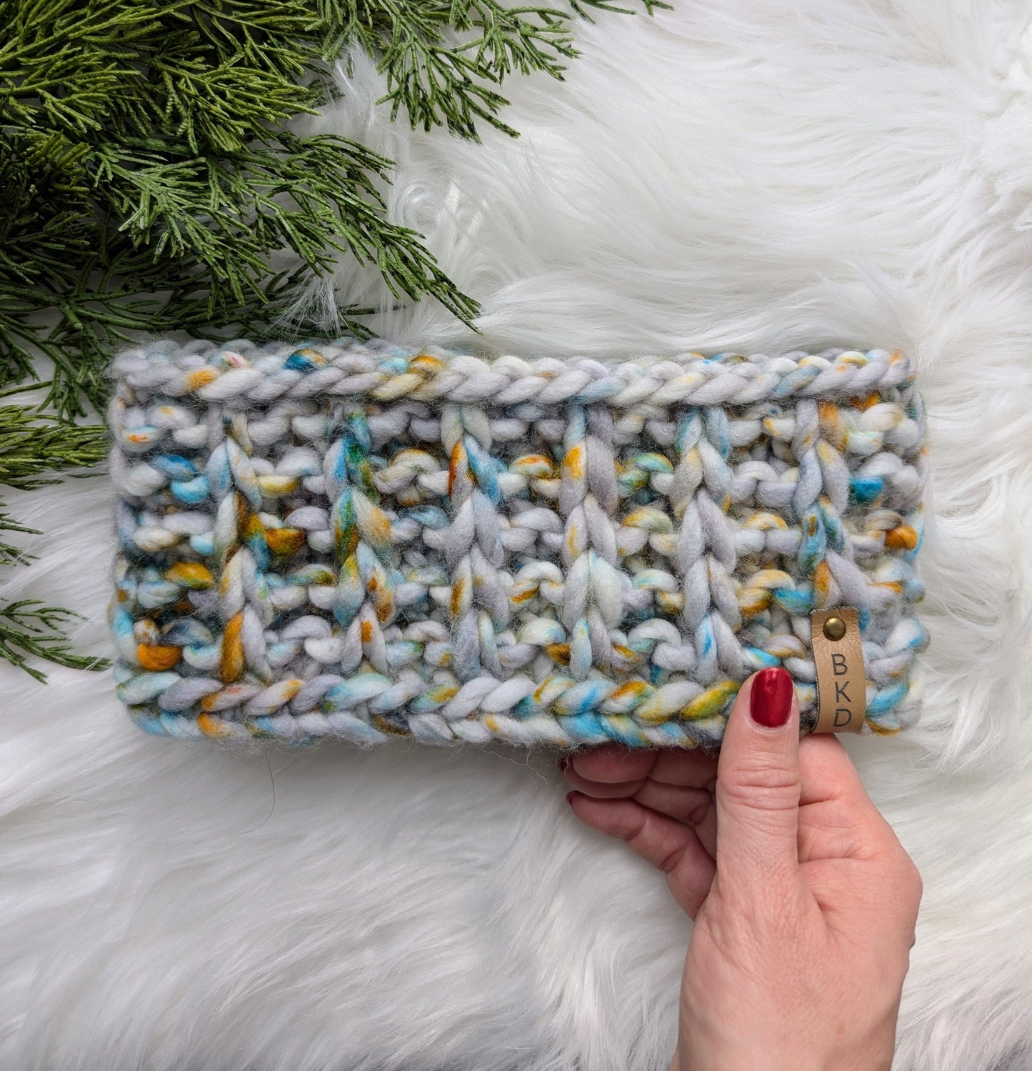 Luxury "Rain Lily" Chunky Headband Ear Warmer