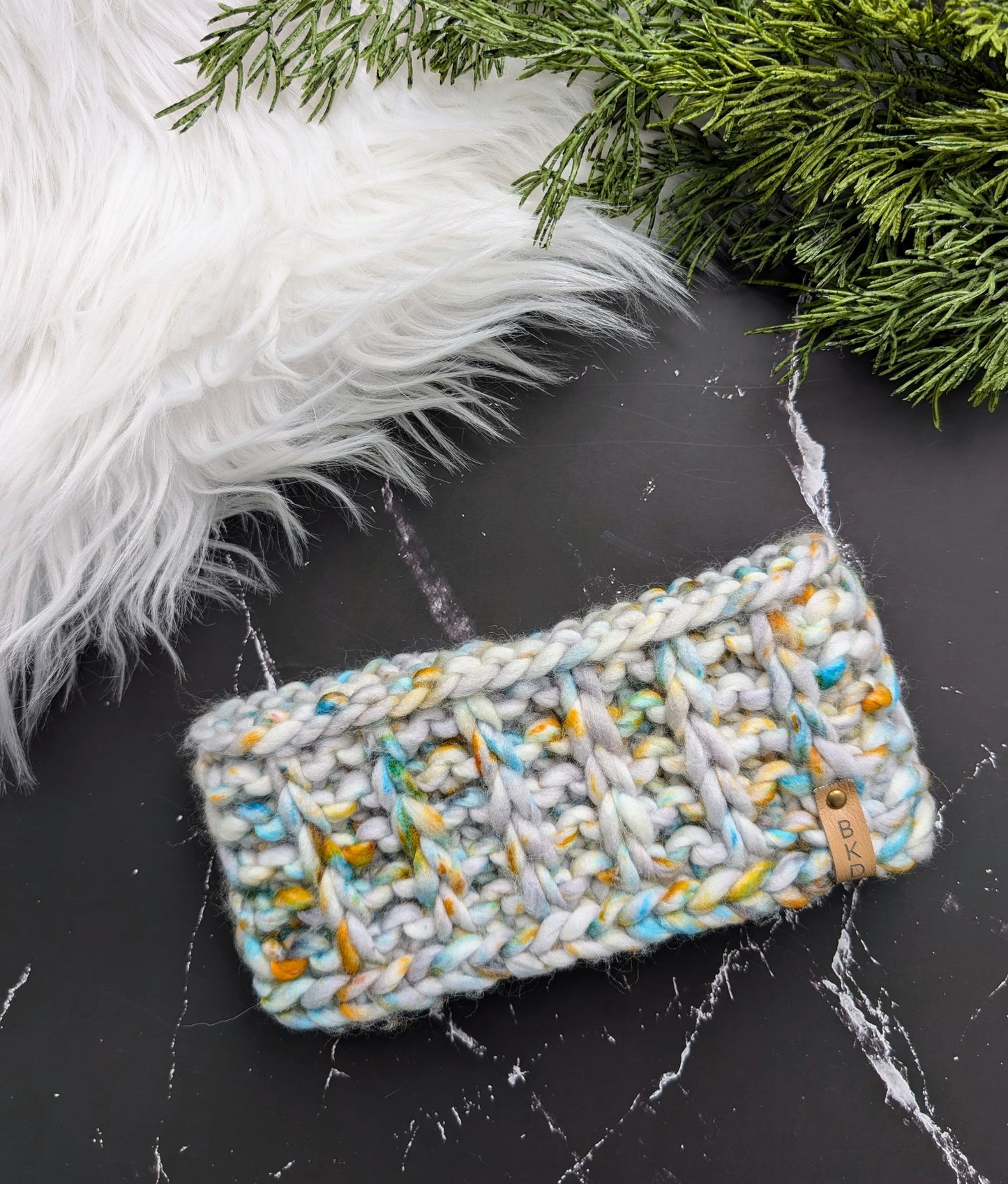 Luxury "Rain Lily" Chunky Headband Ear Warmer