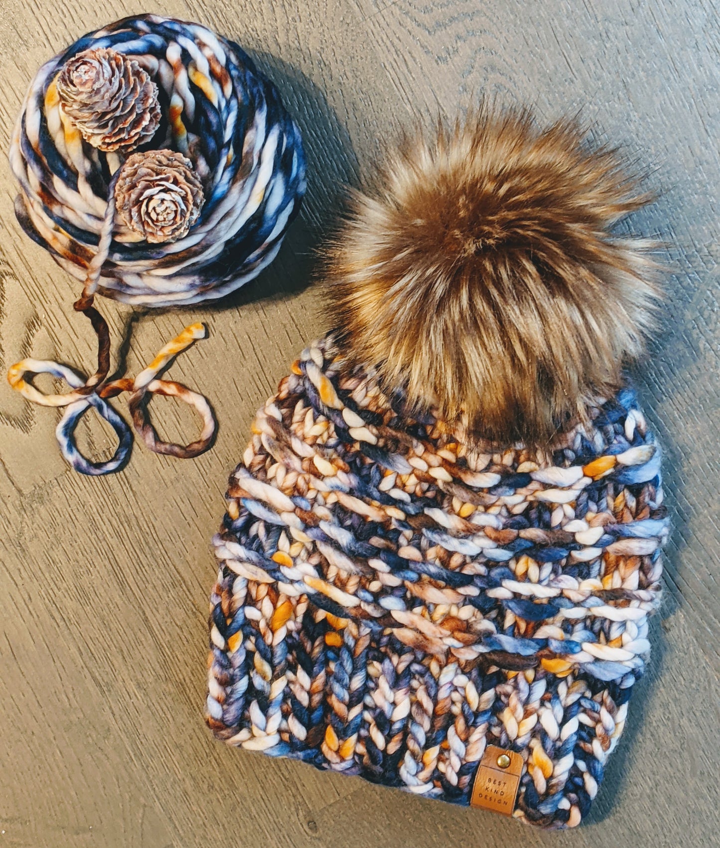 Chain Link Beanie Knitting Pattern