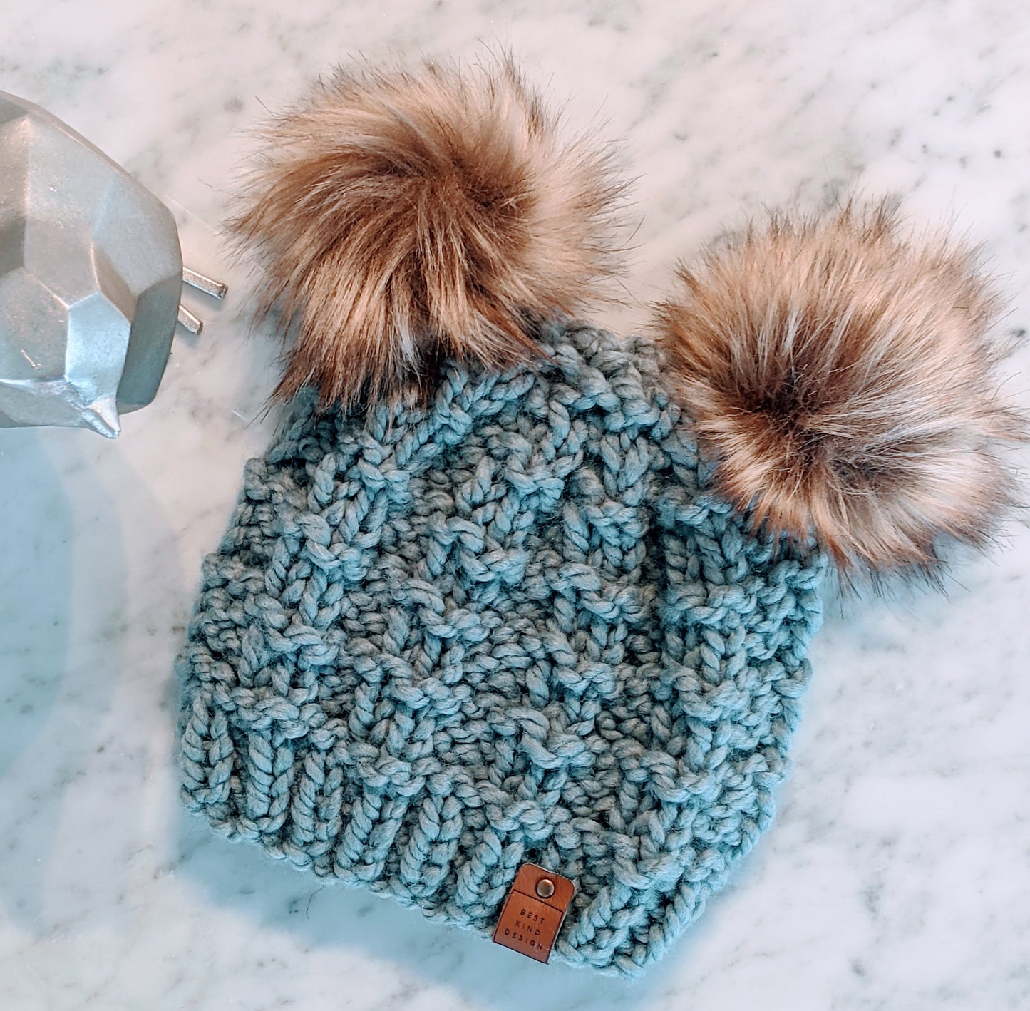 'Awaken' Mommy and Me Winter Beanie Set